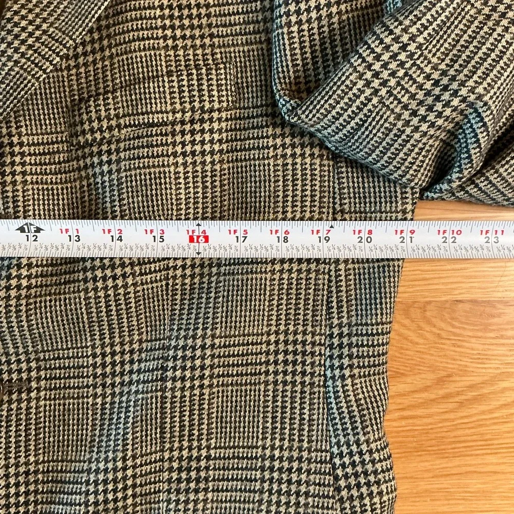 Polo University Club Ralph Lauren Wool Blazer 39R Brown Glen Plaid Sport Coat
